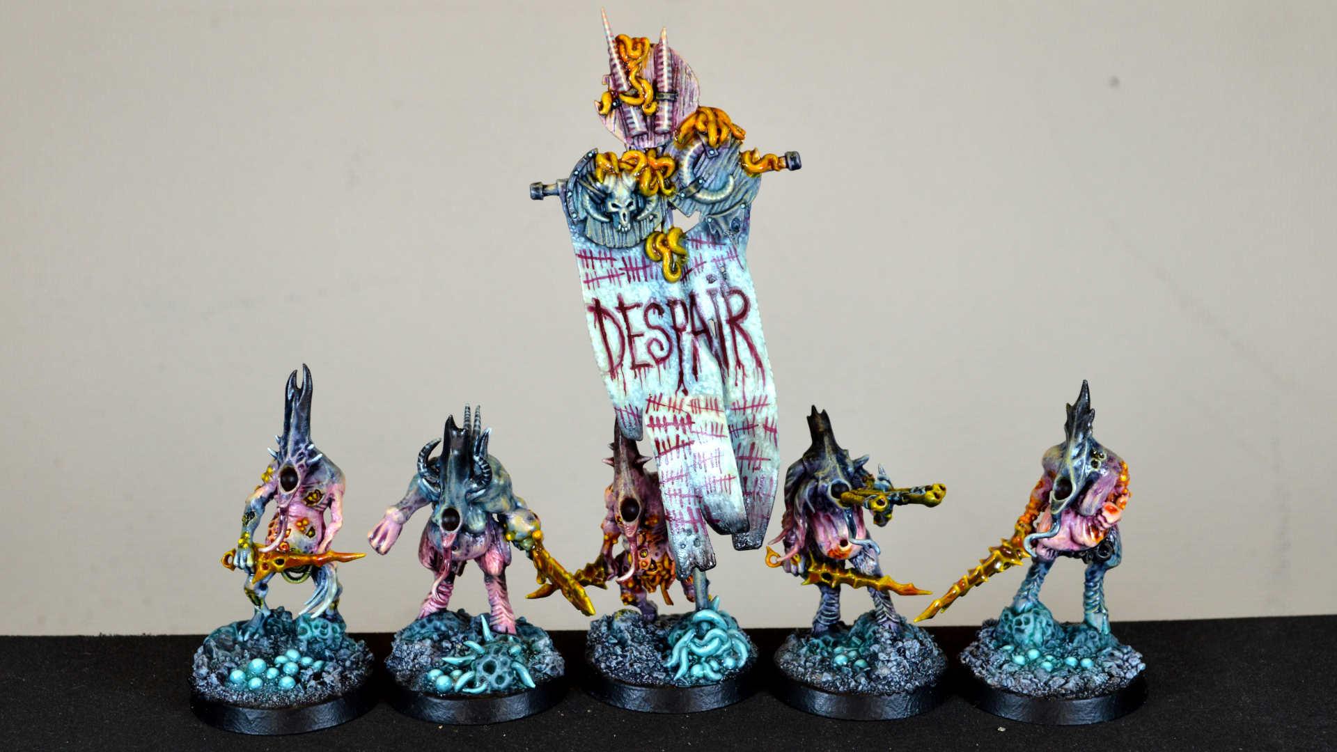Warhammer Age of Sigmar 10x Plaguebearers/Seuchenhüter Nurgle Daemons